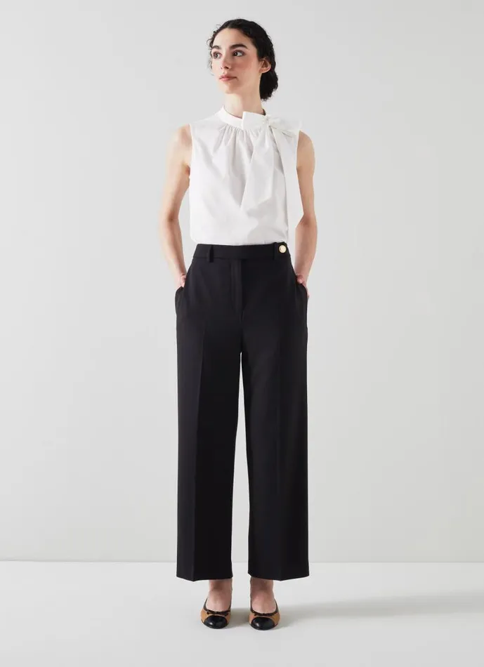 Women Bibi Black Tailored Trousers Black LKBennett Trousers