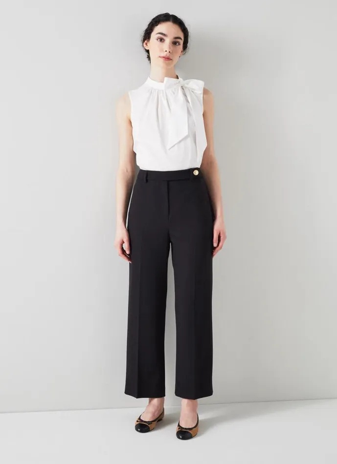 Women Bibi Black Tailored Trousers Black LKBennett Trousers