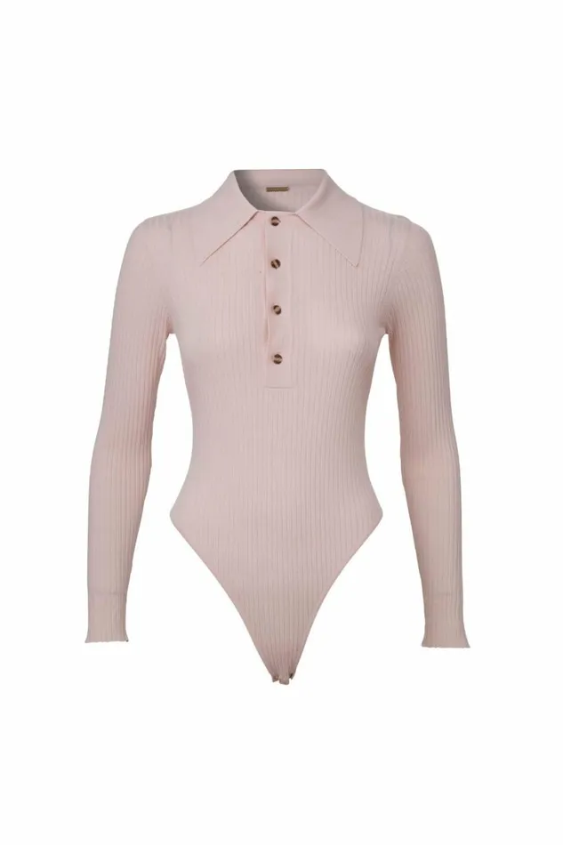 Women Bodysuits DODO BAR OR Monie Bodysuit Light Pink