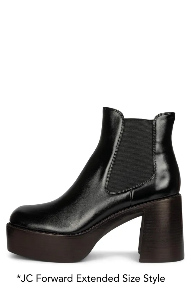 Women Boot Jeffrey Campbell DRUMNBASS Tan Tan Polish Stack