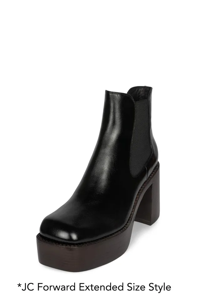Women Boot Jeffrey Campbell DRUMNBASS Tan Tan Polish Stack