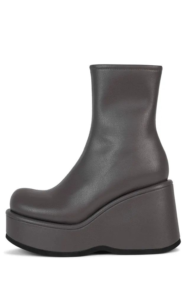 Women Boot Jeffrey Campbell MILLENNIUM Dark Grey