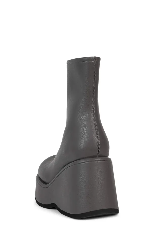 Women Boot Jeffrey Campbell MILLENNIUM Dark Grey