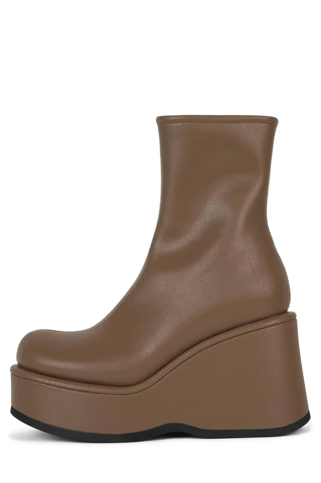 Women Boot Jeffrey Campbell MILLENNIUM Dark Grey