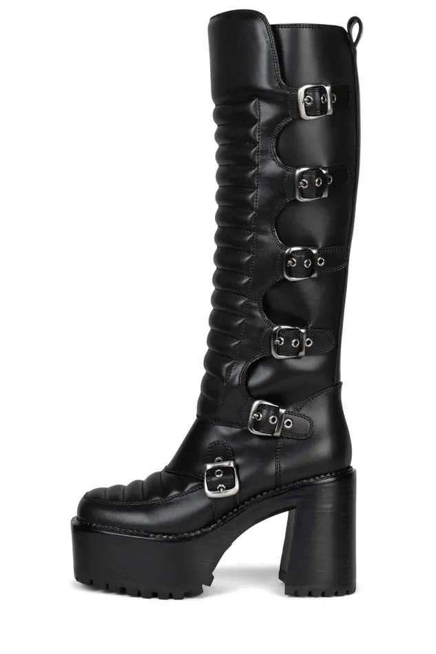 Women Boot Jeffrey Campbell MOTOXX Black