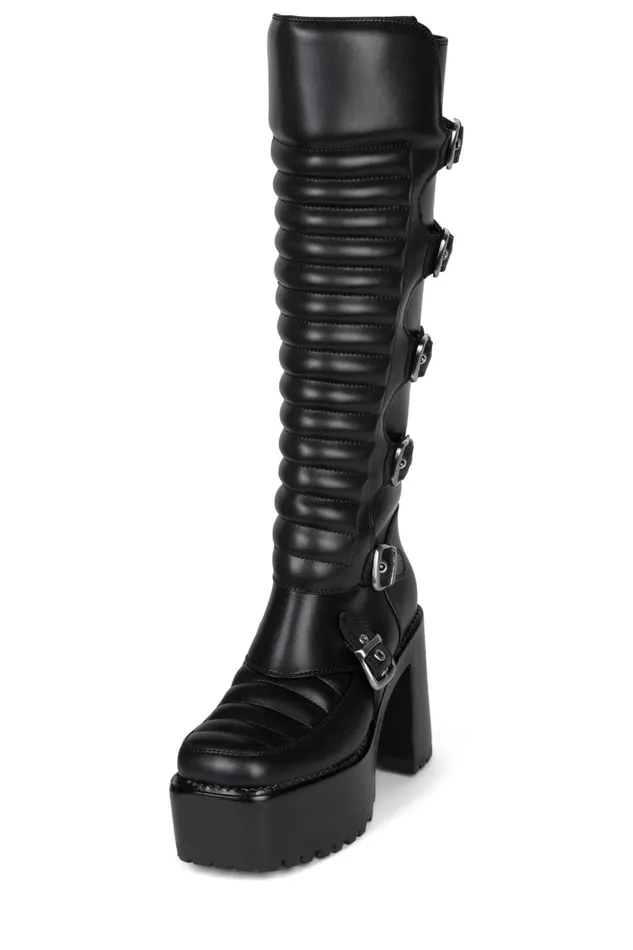 Women Boot Jeffrey Campbell MOTOXX Black