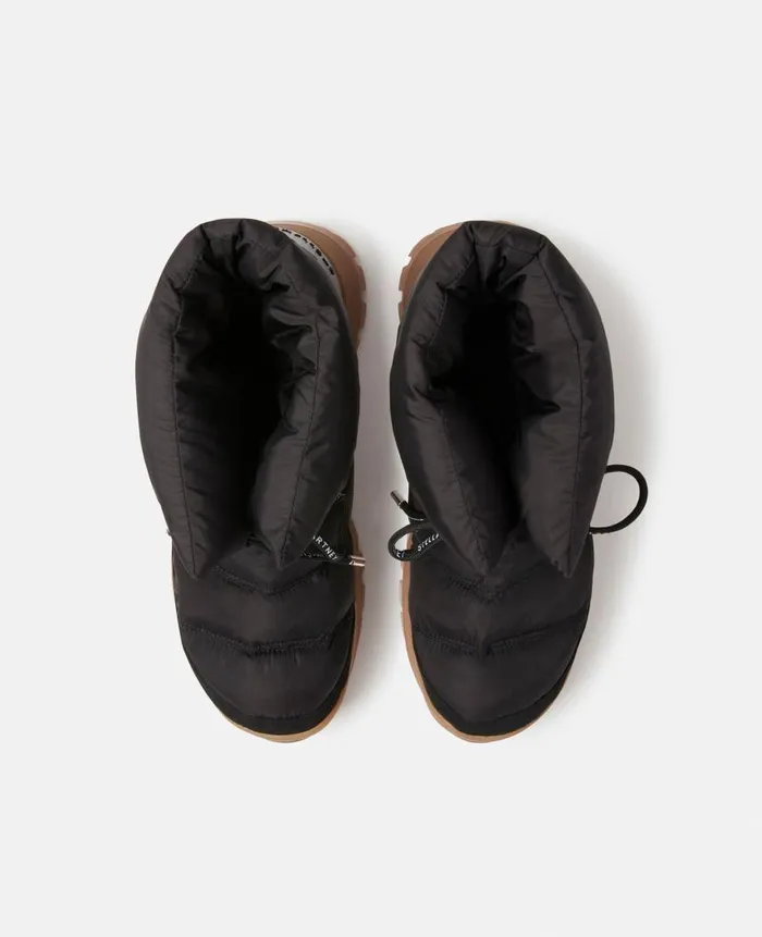 Women Boots Stella McCartney Trace Puffy Booties Black