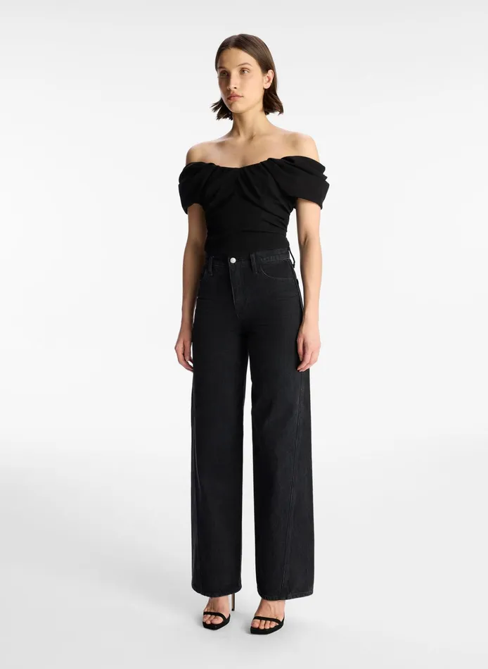 Women Bottoms ALC Abbott Jean Washed Black