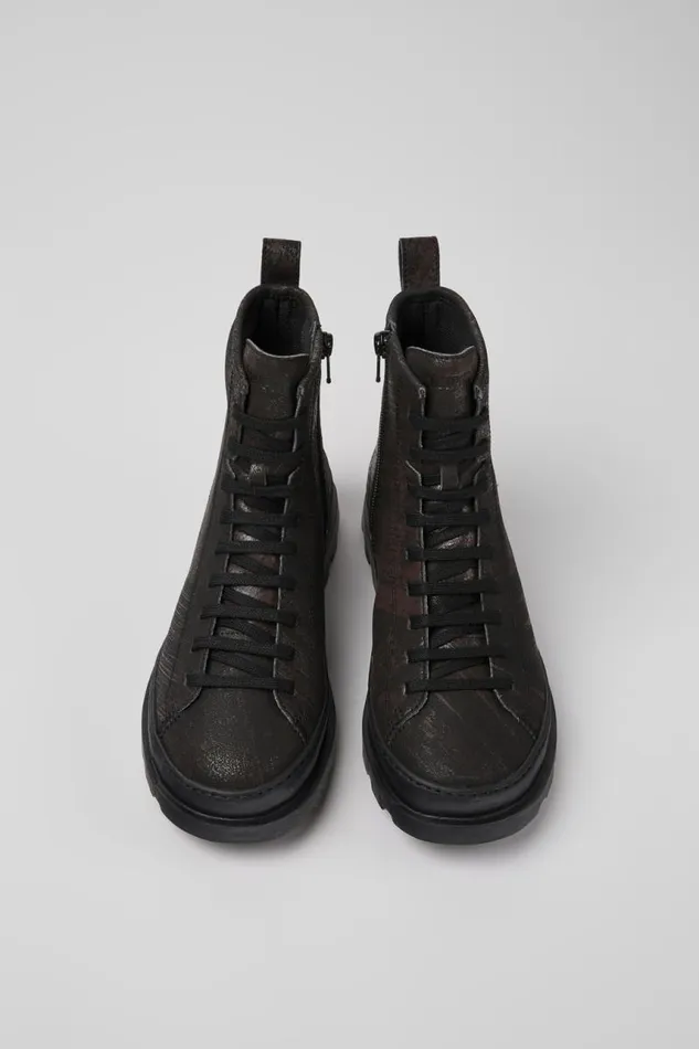Women Camper Ankle Boots Brutus Blackbrown Brushed Nubuck Boots Women Camper Ankle Boots Brutus Blackbrown Brushed Nubuck Boots