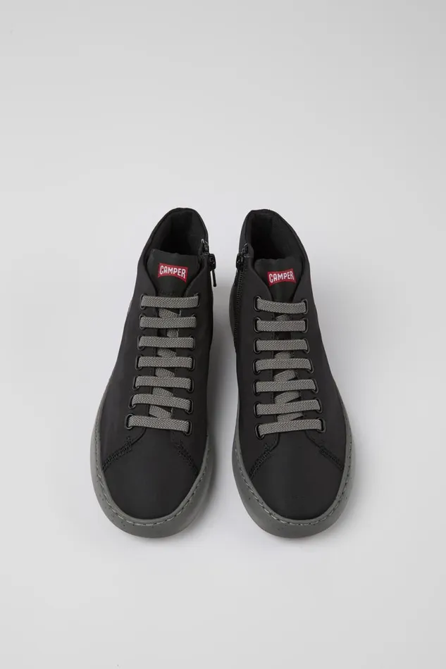 Women Camper Ankle Boots Peu Touring Black Recycled PET Sneaker Bootie