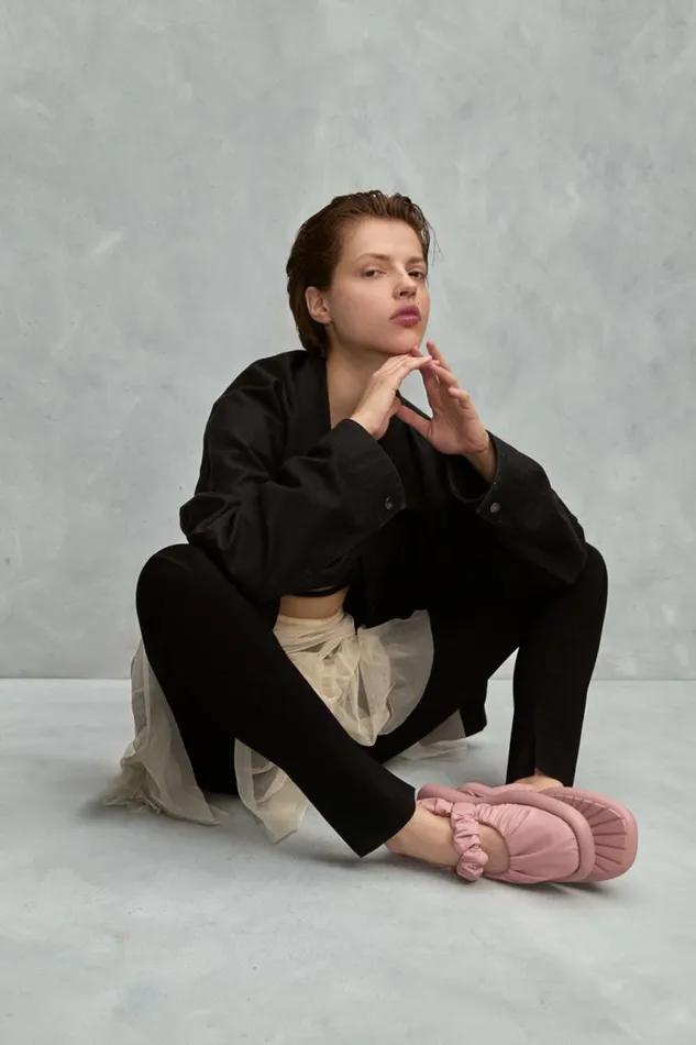Women Camper Ballerinas Onda Pink Textile Mary Jane Women Camper Ballerinas Onda Pink Textile Mary Jane
