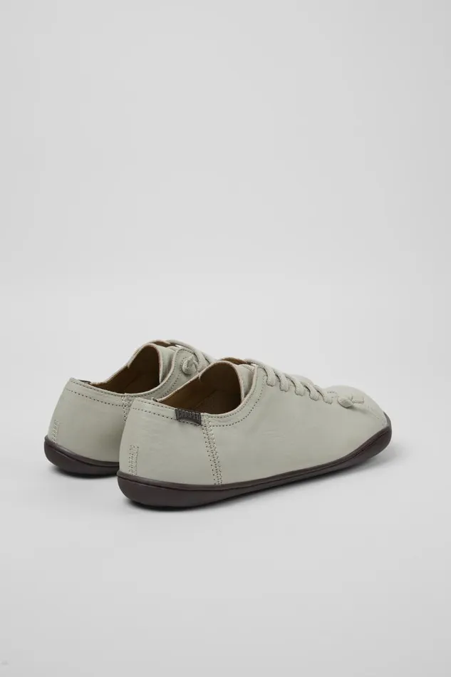 Women Camper Casual Shoes Peu Gray Leather Shoes Women Camper Casual Shoes Peu Gray Leather Shoes