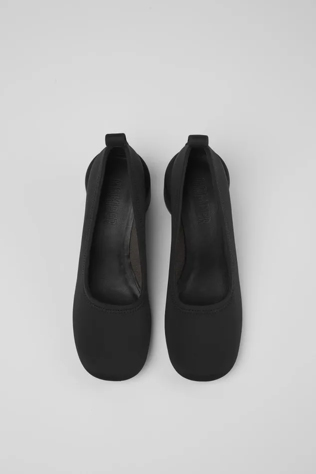Women Camper Formal Shoes Niki Black Textile Ballerina Women Camper Formal Shoes Niki Black Textile Ballerina