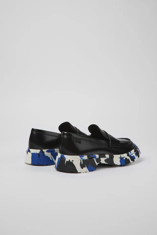 Women Camper Formal Shoes Walden Black Leather Loafer Women Camper Formal Shoes Walden Black Leather Loafer