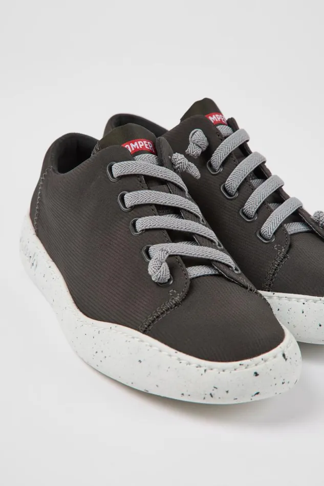 Women Camper Sneakers Peu Touring Gray Textile Sneakers