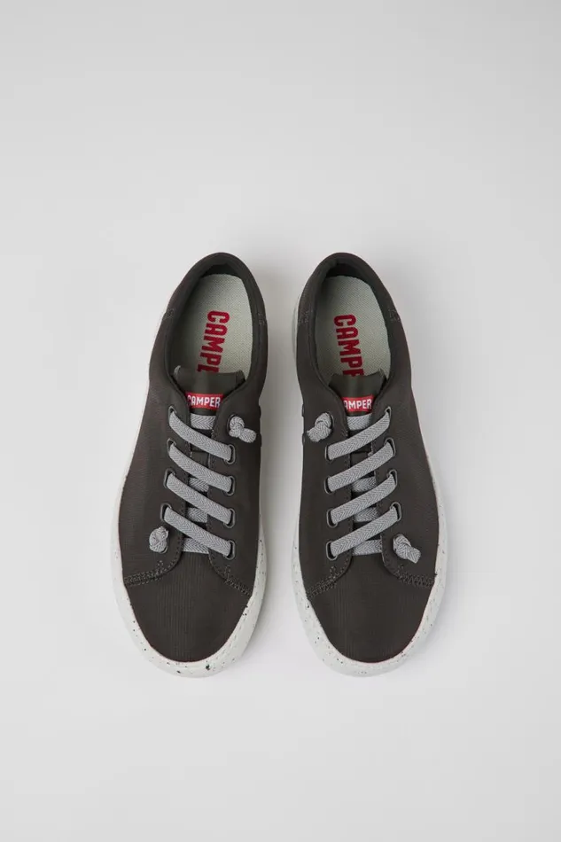Women Camper Sneakers Peu Touring Gray Textile Sneakers Women Camper Sneakers Peu Touring Gray Textile Sneakers