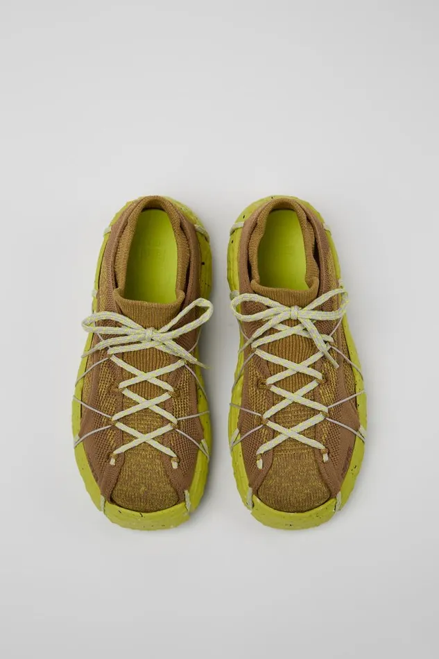 Women Camper Sneakers ROKU Brownish Yellow Sneaker Women Camper Sneakers ROKU Brownish Yellow Sneaker