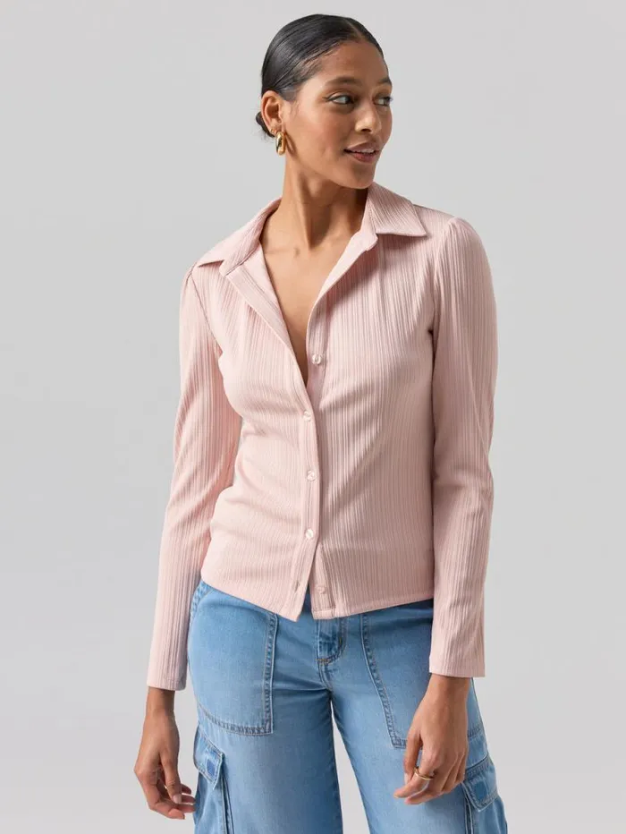 Women Candy Knit Shirt Rose Smoke Sanctuary Clothing Tees and Tops