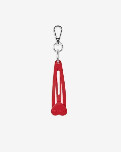 Women Charms The Kooples Red Barrette Bag Charm Red