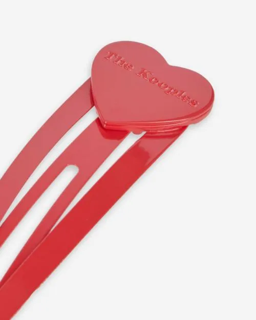 Women Charms The Kooples Red Barrette Bag Charm Red