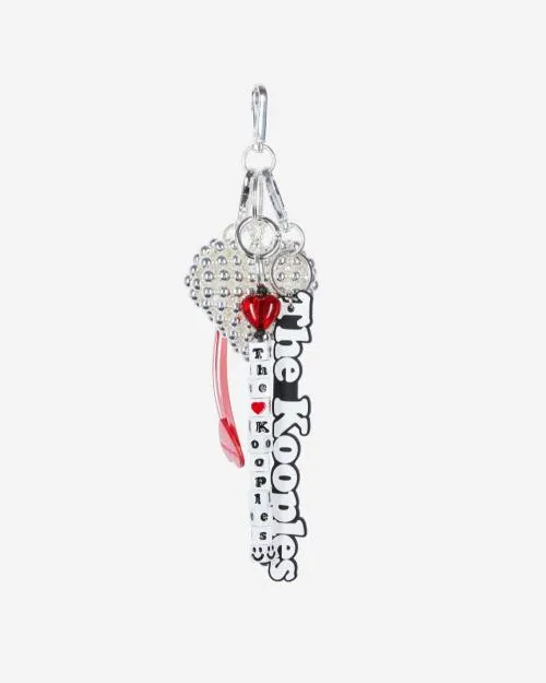 Women Charms The Kooples Red Barrette Bag Charm Red