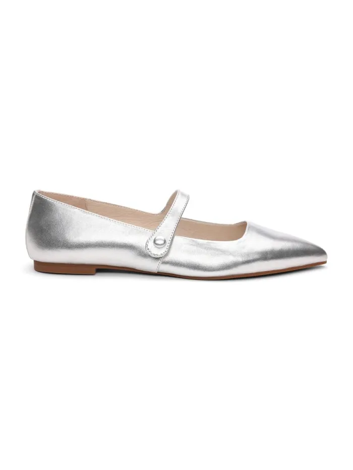 Women Clamour Ballet Flat White Gold Sanctuary Clothing Ballet Flats Women Clamour Ballet Flat White Gold Sanctuary Clothing Ballet Flats
