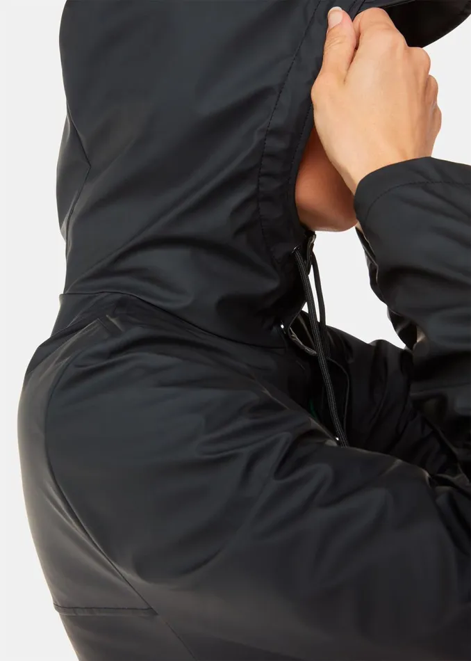 Women Coats and Jackets Whistles Black Rains Long Jacket