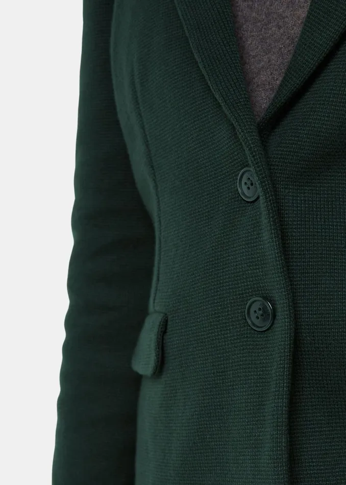 Women Coats and Jackets Whistles Forest Green Slim Jersey Jacket
