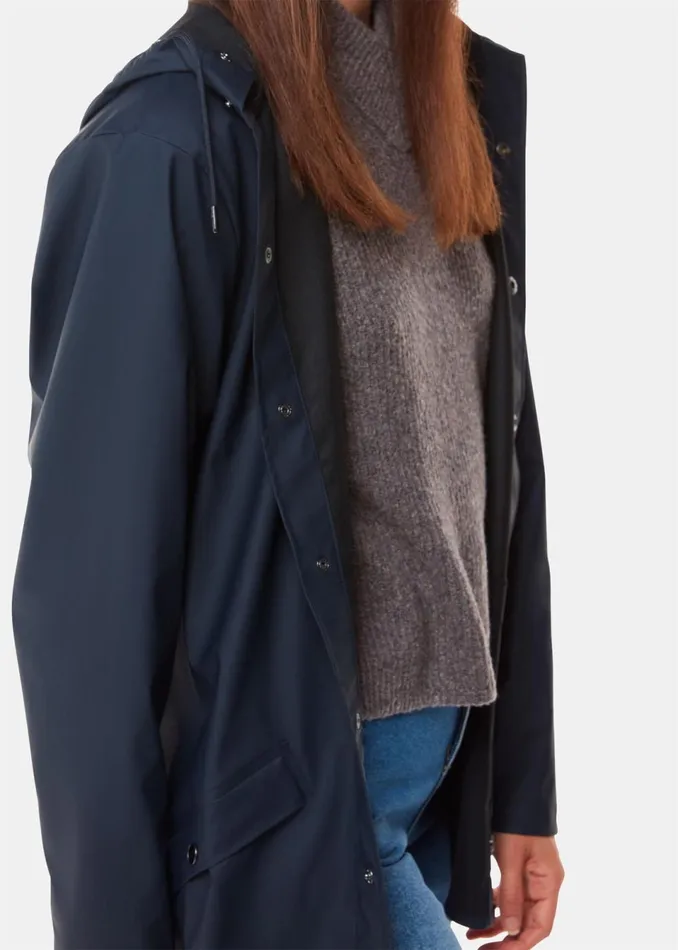 Women Coats and Jackets Whistles Navy Rains Jacket