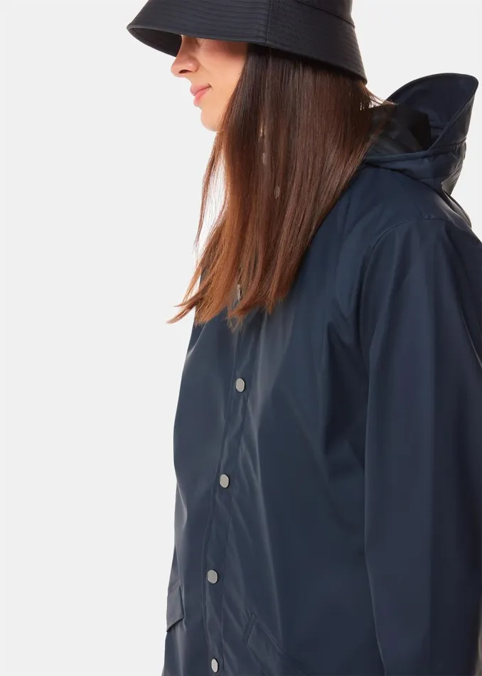 Women Coats and Jackets Whistles Navy Rains Jacket