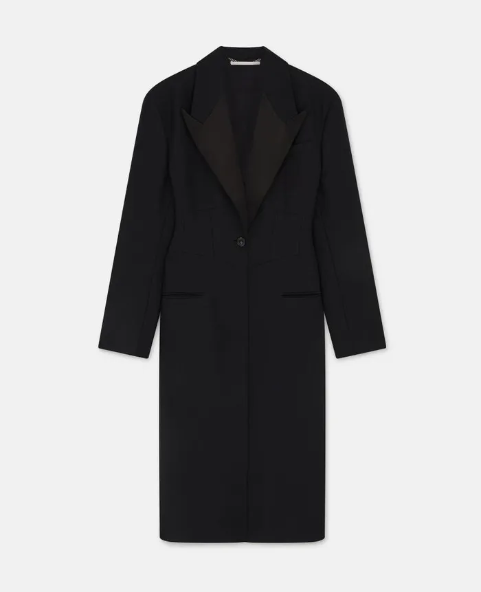 Women Coats And Jackets Stella McCartney Corset Waist Coat Black