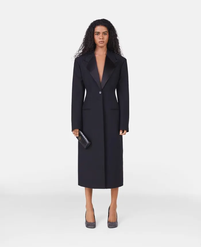 Women Coats And Jackets Stella McCartney Corset Waist Coat Black