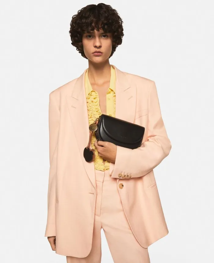 Women Coats And Jackets Stella McCartney SingleBreasted Blazer Powder Peach