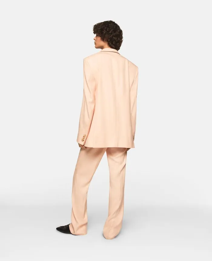 Women Coats And Jackets Stella McCartney SingleBreasted Blazer Powder Peach