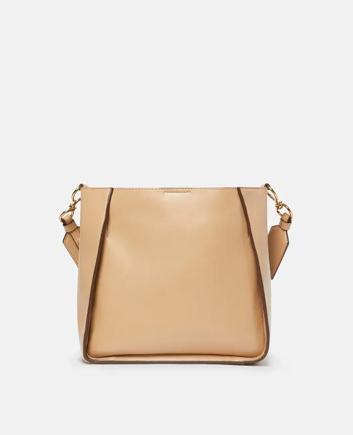Women Crossbody Bags Stella McCartney Logo Crossbody Bag Natural Women Crossbody Bags Stella McCartney Logo Crossbody Bag Natural