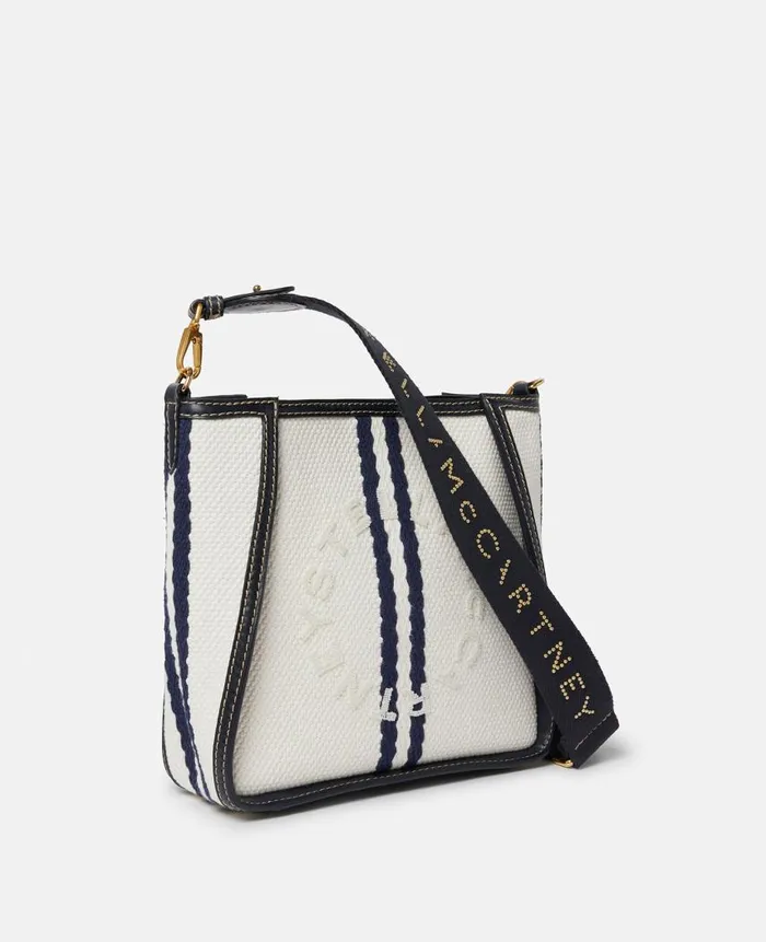 Women Crossbody Bags Stella McCartney Logo Ryder Shoulder Bag Ivorymarine Women Crossbody Bags Stella McCartney Logo Ryder Shoulder Bag Ivorymarine