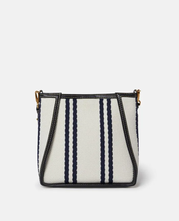 Women Crossbody Bags Stella McCartney Logo Ryder Shoulder Bag Ivorymarine Women Crossbody Bags Stella McCartney Logo Ryder Shoulder Bag Ivorymarine