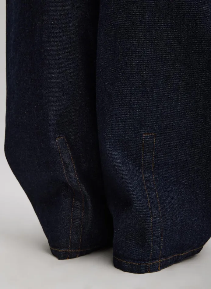 Women Denim Tibi Indigo Denim Sid Jean Dark Denim