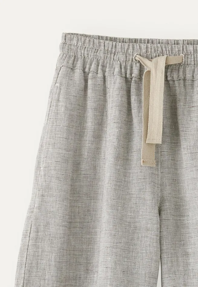 Women Drawstring Trousers Mink Brown Poetry Fashion Trousers and Shorts