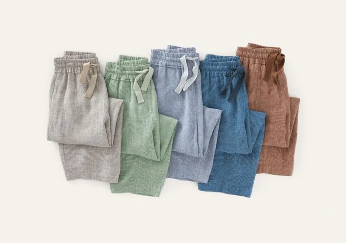 Women Drawstring Trousers Mink Brown Poetry Fashion Trousers and Shorts