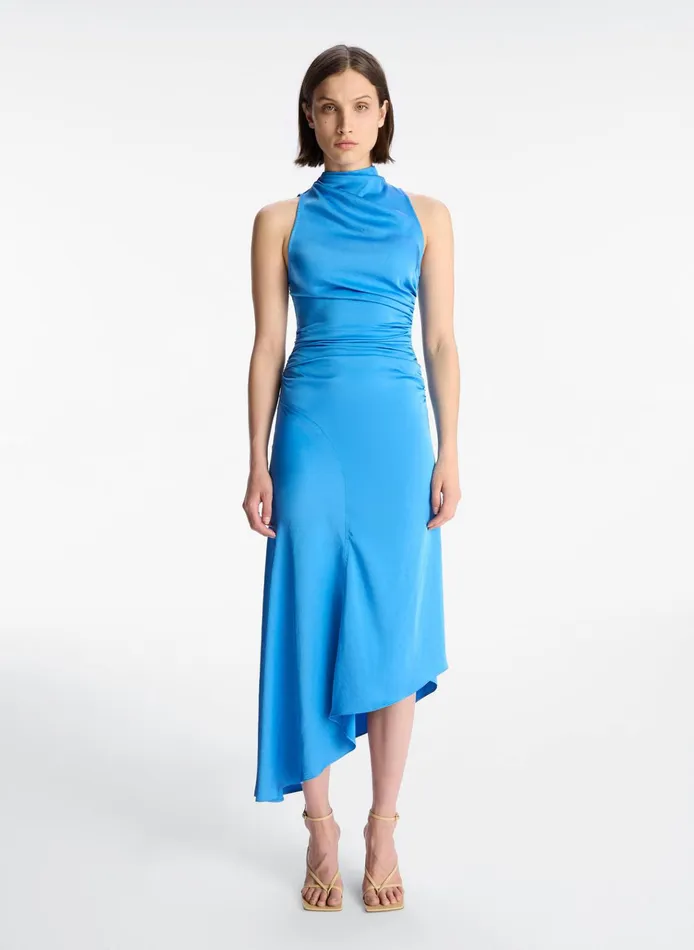 Women Dresses ALC Iggy Satin Midi Dress Ibiza