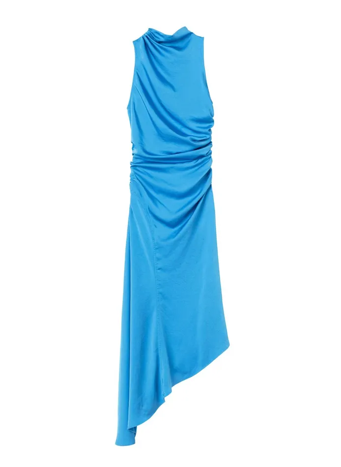 Women Dresses ALC Iggy Satin Midi Dress Ibiza