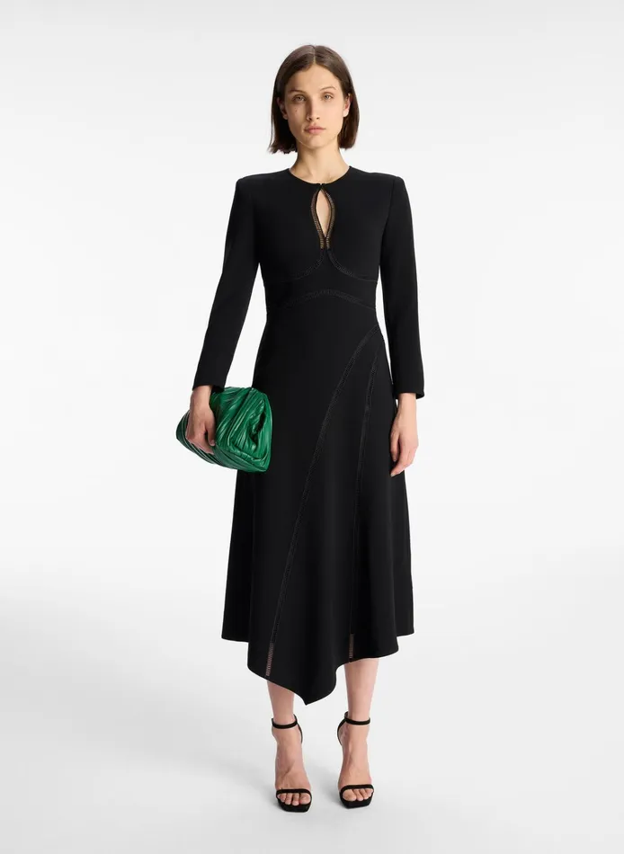 Women Dresses ALC Xenia Midi Dress Black