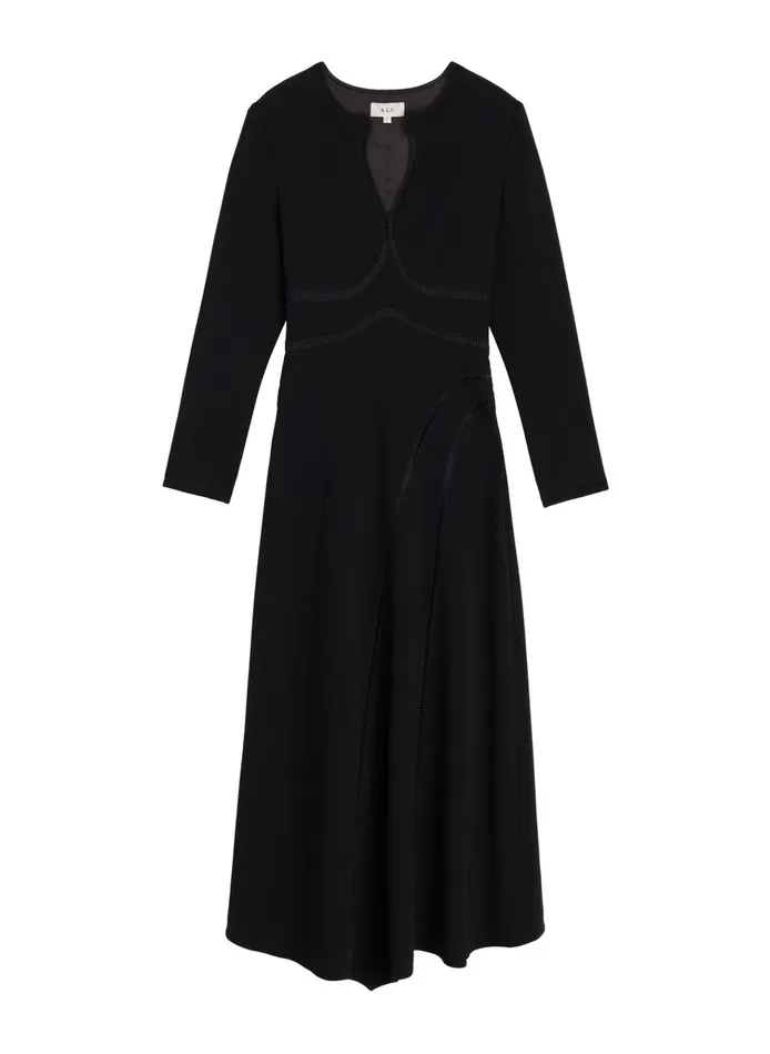 Women Dresses ALC Xenia Midi Dress Black