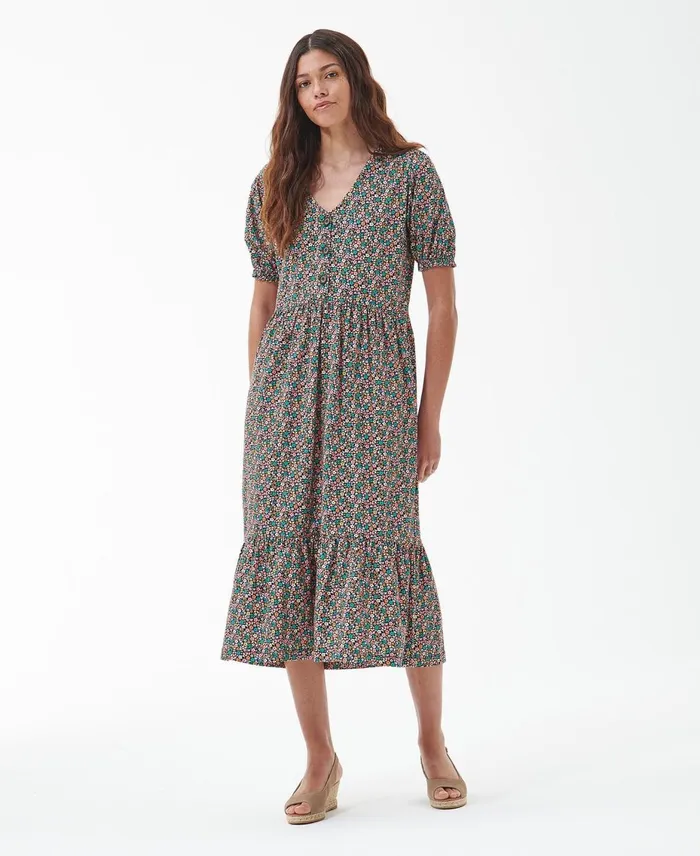 Women Dresses and Skirts Barbour Pansy Midi Dress Classic Multi Women Dresses and Skirts Barbour Pansy Midi Dress Classic Multi
