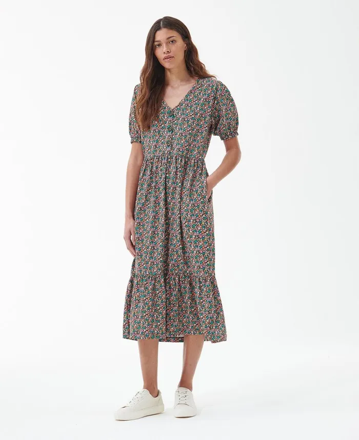 Women Dresses and Skirts Barbour Pansy Midi Dress Classic Multi Women Dresses and Skirts Barbour Pansy Midi Dress Classic Multi