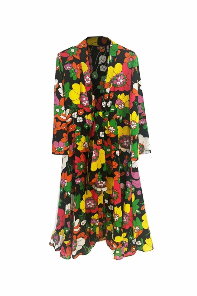 Women Dresses DODO BAR OR Charlotte Dress Melissa Black Print