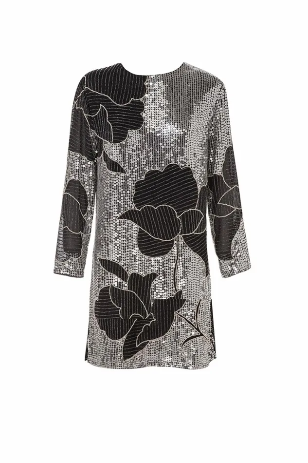 Women Dresses DODO BAR OR Gladis Mini Dress Silver