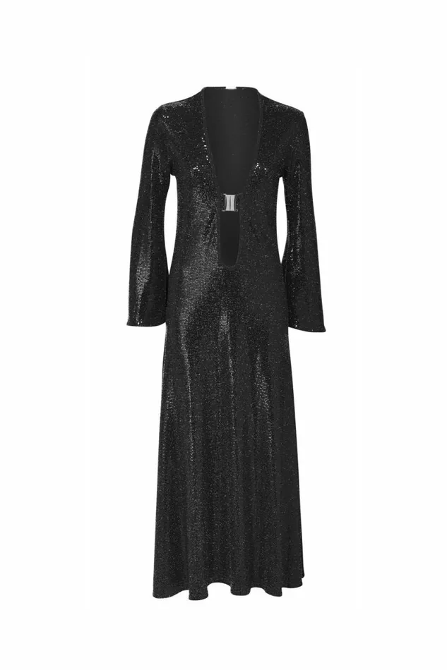 Women Dresses DODO BAR OR Jullie Dress Black Silver