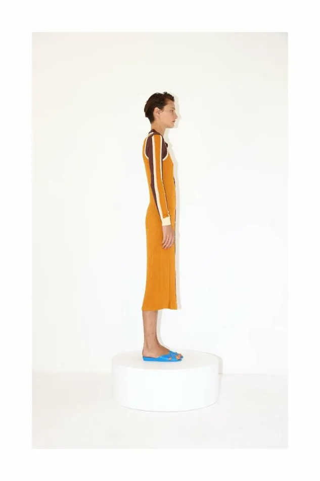 Women Dresses DODO BAR OR Kelly Dress Brown Orange Combo